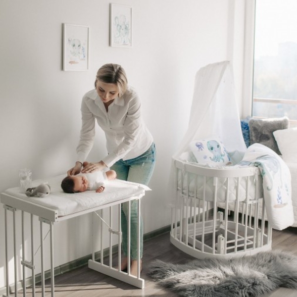 Матрац 3 в 1 Tweeto, поролон, 120х70, білий (Т 19) - Pampik - 3