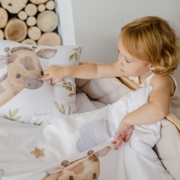 Декоративная подушка Tweeto Safari, 40х40 см, белый (Т 95) - Pampik - 2