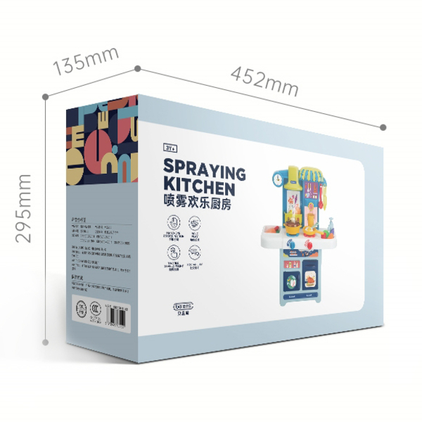 Игровой набор Beiens Кухня, голубой (М2358blue) - Pampik - 10