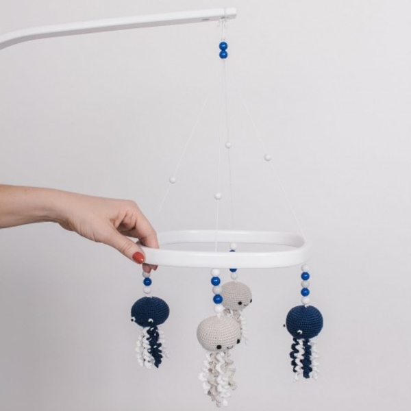 Мобіль Tweeto Сірі медузи (Т 55) - Pampik - 4