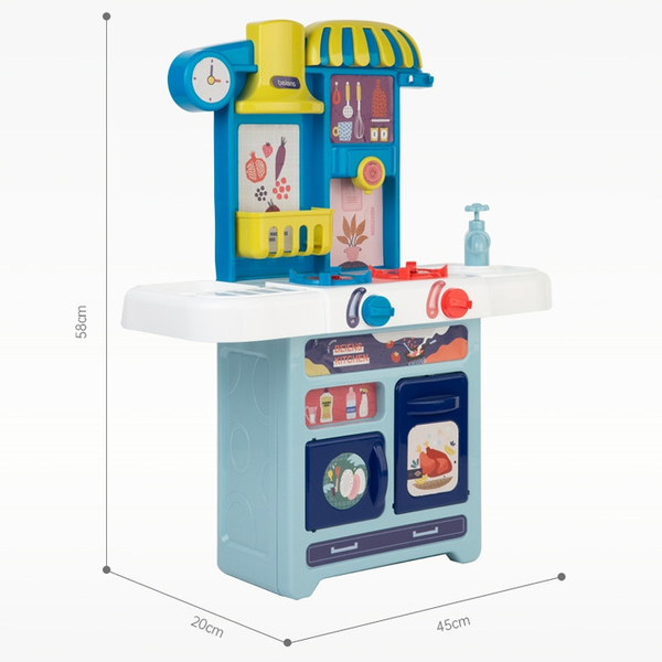 Игровой набор Beiens Кухня, голубой (М2358blue) - Pampik - 9