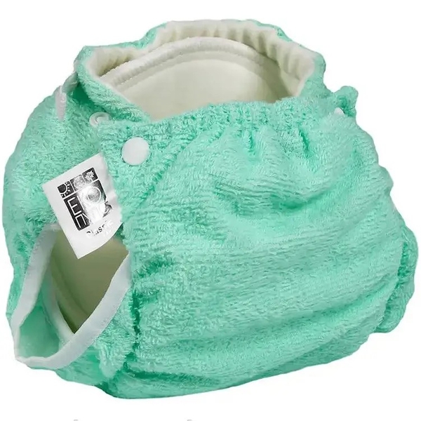 Підгузок трикотажний ЕКО ПУПС Active Classic з вкладишем Abso Maxi, 3-6 кг, зелений - Pampik