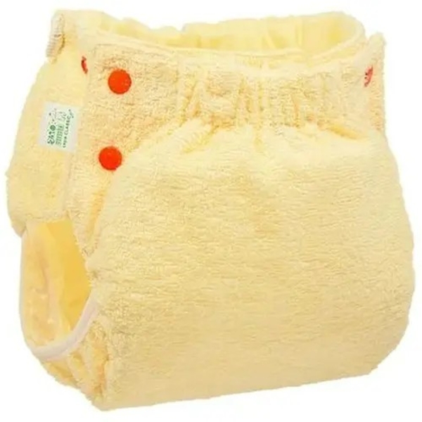 Подгузник трикотажный ЭКО ПУПС Active Classic с вкладышем Abso Maxi, 12-17 кг, желтый - Pampik