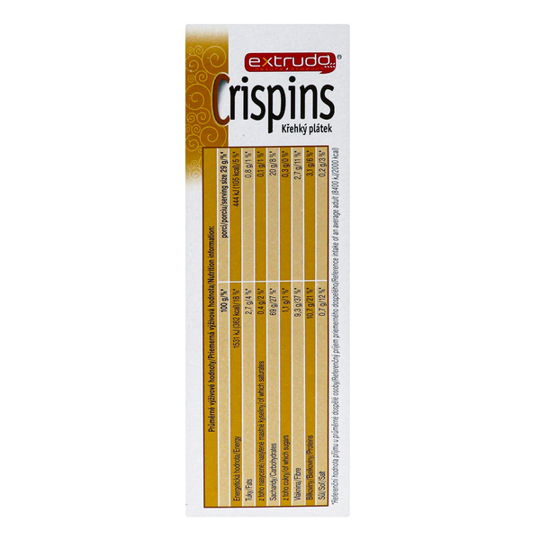 Органические хлебцы Extrudo Crispins с гречкой и киноа, 100 г - Pampik - 4