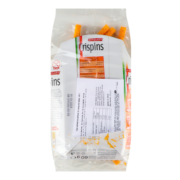 Органические палочки Extrudo Crispins со вкусом пиццы, 60 г - Pampik - 2