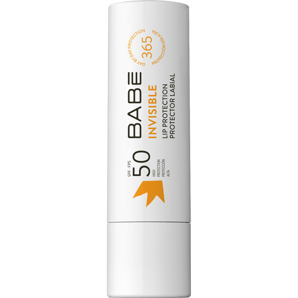 Ультразахисний невидимий бальзам-стік для губ Babe Laboratorios Invisible Stick Lip Protector, SPF 50, 4 г - Pampik
