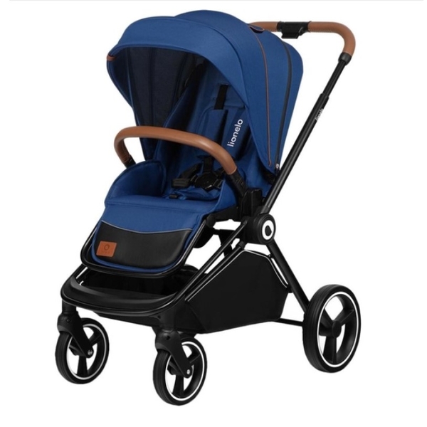 Коляска універсальна 2в1 Lionelo Mika Blue Navy, синій - Pampik - 4
