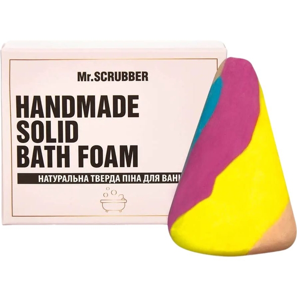Твердая пена для ванны Mr.Scrubber Unicorn в подарочной коробке, 100 г - Pampik