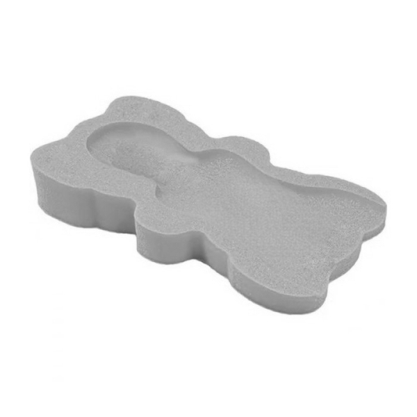 Матрасик в ванночку Tega Baby Uni color, серый (BA-008) - Pampik