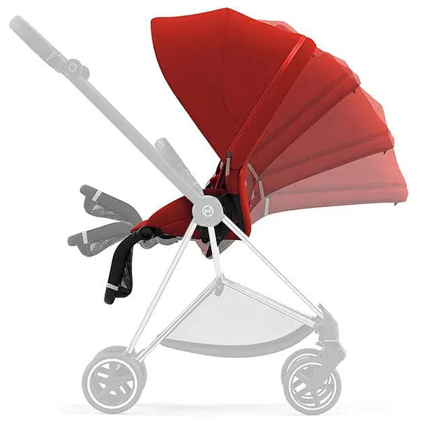 Комплект текстилю Cybex Mios Autumn gold, червоний (521002555) - Pampik - 4