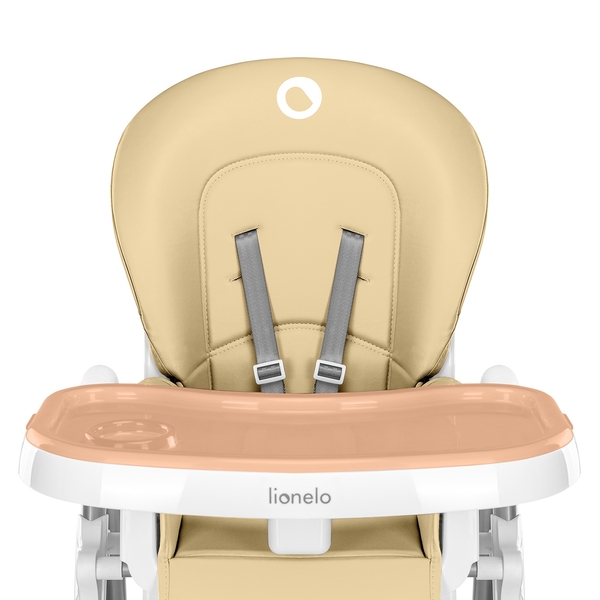 Стільчик для годування Lionelo Linn Plus, бежевий з білим (LO.LI01) - Pampik - 9