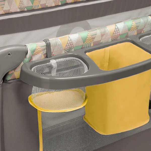 Манеж-кровать Lionelo Sven Plus, серый с желтым (LO.SV09) - Pampik - 10