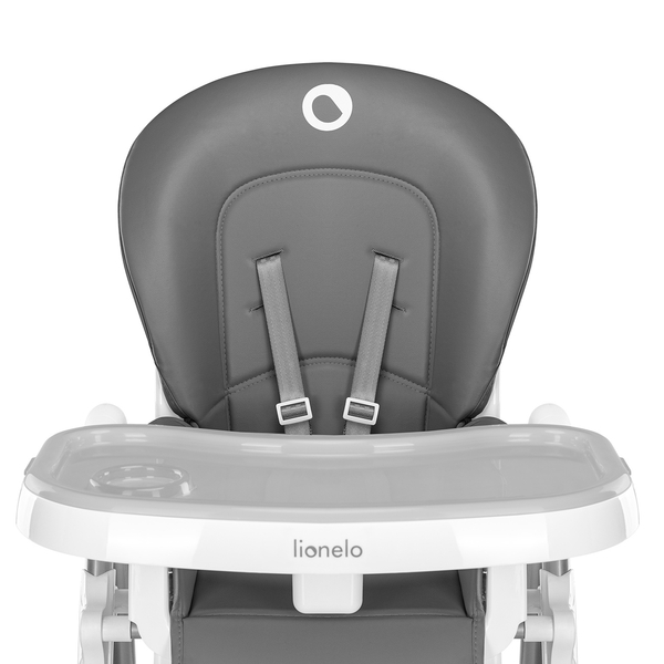 Стульчик для кормления Lionelo Linn Plus, серый с белым (LO.LI02) - Pampik - 9