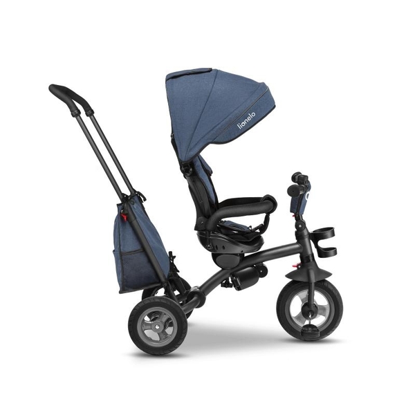 Дитячий велосипед Lionelo Tris Jeans, темно-синій - Pampik - 2