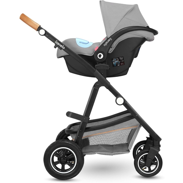 Коляска універсальна 3в1 Lionelo Amber Grey Stone, сірий - Pampik - 14