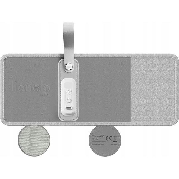Підігрівач пляшечок Lionelo Thermup Go Grey Silver, сірий - Pampik - 4