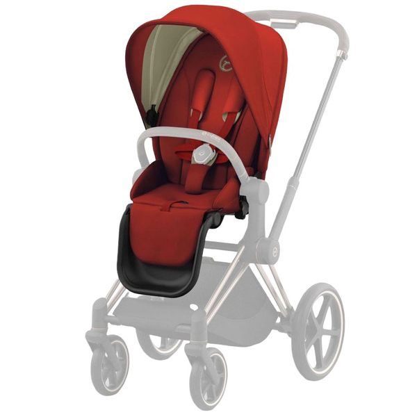 Комплект текстиля для прогулочного блока Cybex Priam Autumn Gold, бордовый (521002405) - Pampik