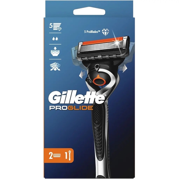 Станок для гоління Gillette Fusion5 ProGlide Flexball, з 2 змінними картриджами - Pampik - 2