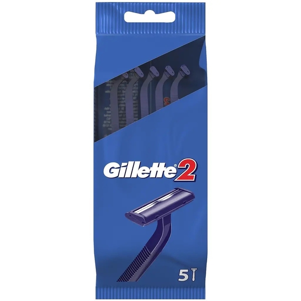 Станок для гоління Gillette 2, 5 шт. - Pampik