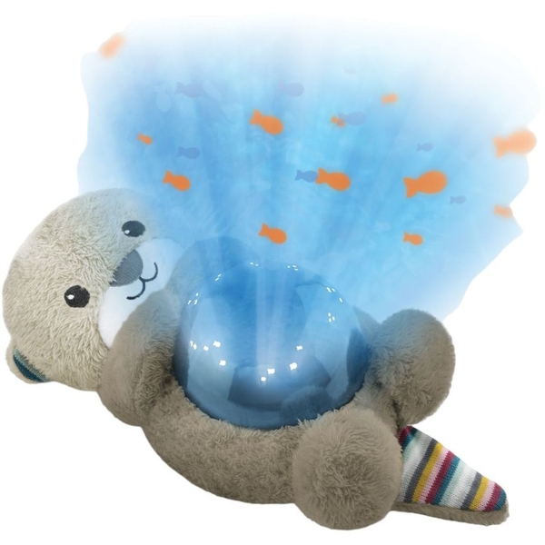 Проектор Океану Zazu Видра Отто з рухомою проекцією і заспокійливими мелодіями (ZA-OTTO-01) - Pampik