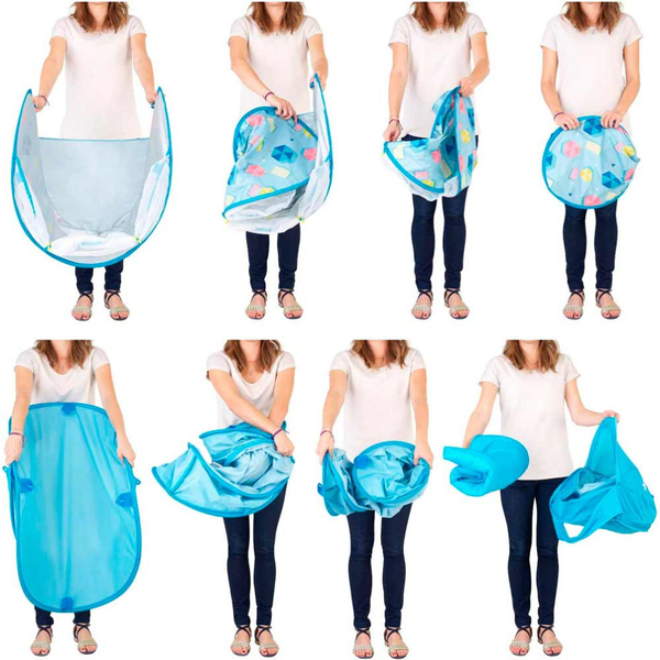 Манеж-басейн Babymoov 3 в 1 Aquani parasol, з тентом, блакитний (A035213) - Pampik - 4