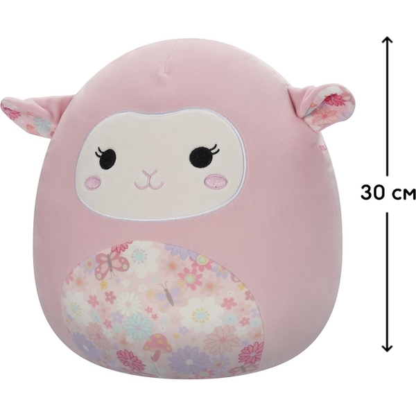 М'яка іграшка Squishmallows Ягня Лала, 30 см (SQCR05611) - Pampik - 4
