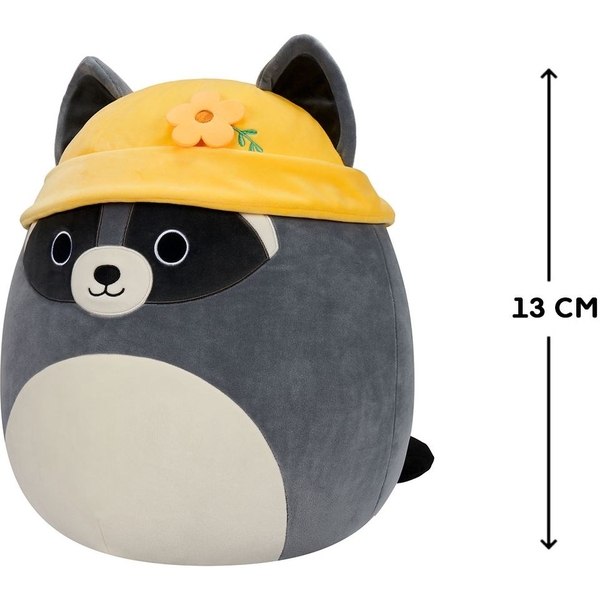М'яка іграшка Squishmallows Єнот Роккі, 13 см (SQER00820) - Pampik - 4