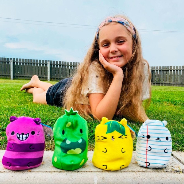 Мягкая игрушка Cats vs Pickles Чешир, 10 см (CVP1002PM-322) - Pampik - 3