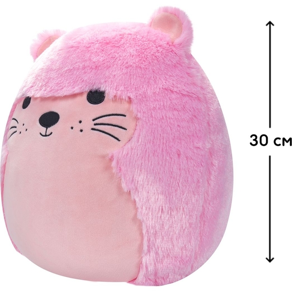 М'яка іграшка Squishmallows Рожева видра, 30 см (SQCR00344) - Pampik - 3