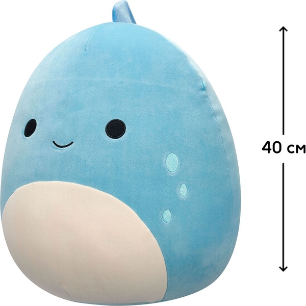 Мягкая игрушка Squishmallows Синий Динозавр, 40 см (SQCR07049) - Pampik - 2