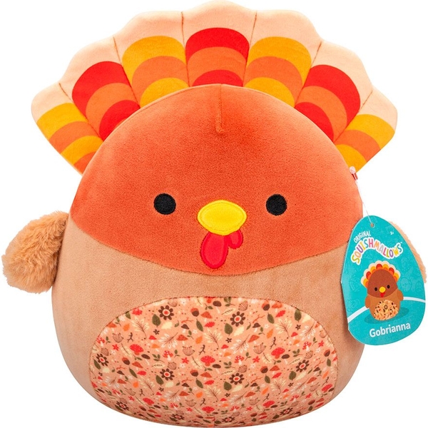 М'яка іграшка Squishmallows Індик Гобріанна, 19 см (SQHV00029) - Pampik - 7