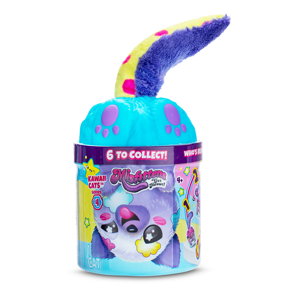 М’яка іграшка Misfittens W4 Котик у банці, в асортименті (03948(W4)) - Pampik