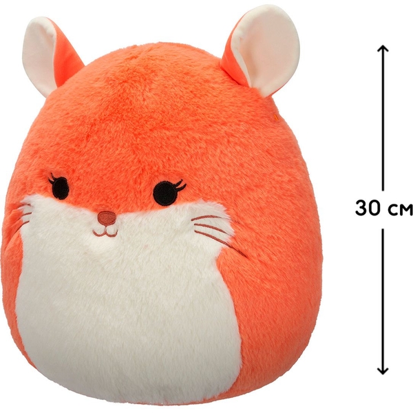 Мягкая игрушка Squishmallows Шиншилла Эрика, 30 см (SQCR06756) - Pampik - 2