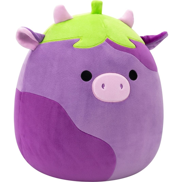 М'яка іграшка Squishmallows Корівка-Баклажан Фредерік, 30 см (SQCR07969) - Pampik - 6