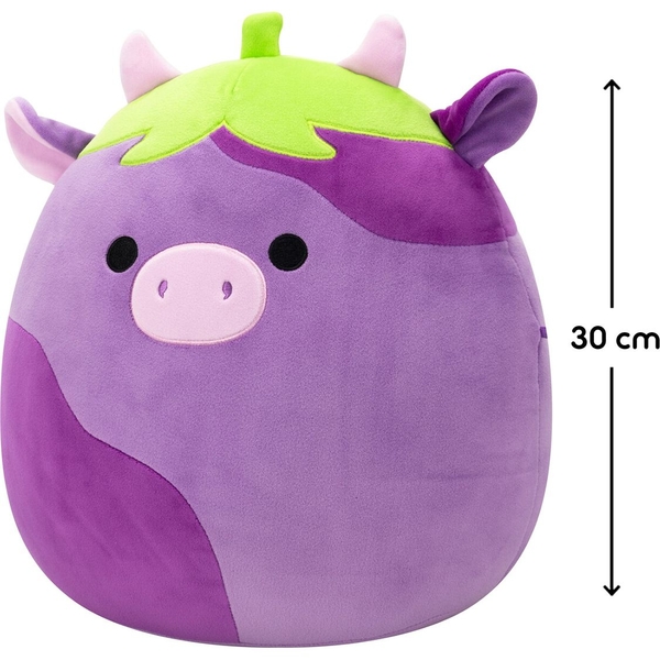 М'яка іграшка Squishmallows Корівка-Баклажан Фредерік, 30 см (SQCR07969) - Pampik - 2