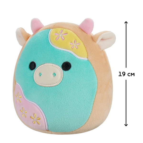 М'яка іграшка Squishmallows Пастельна Корівка, 19 см (SQER01215) - Pampik