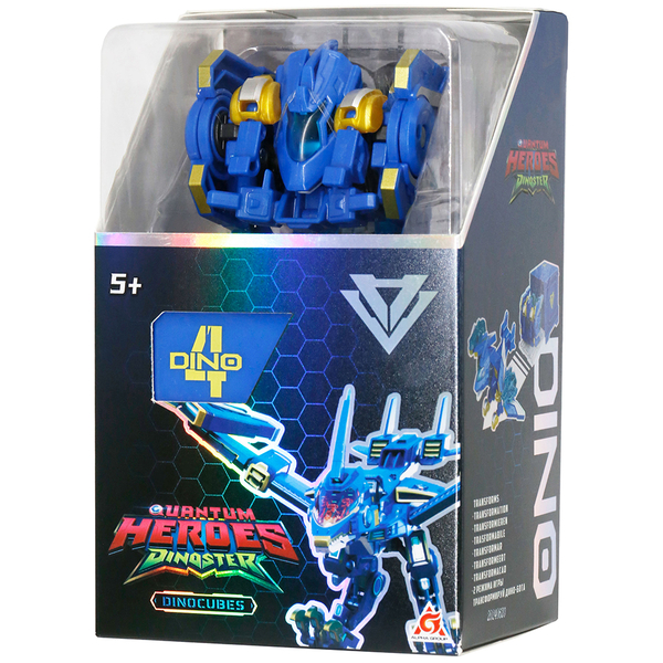 Динозавр-трансформер Dinoster Синій Птера-бот, бокс для зберігання (EU580840-4) - Pampik - 11