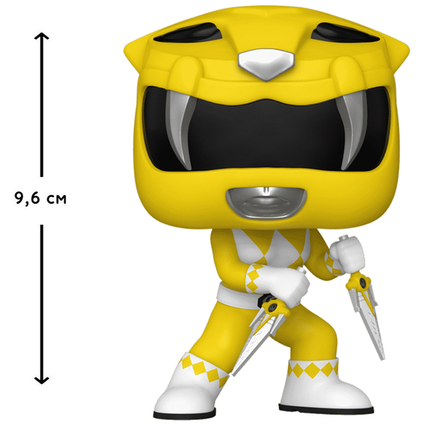 Ігрова фігурка Funko Pop! Могутні рейнджери Жовтий рейнджер (72158) - Pampik - 2