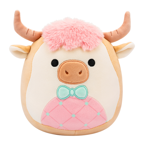 М'яка іграшка Squishmallows Корівка Самсон, 19 см (SQER01229) - Pampik