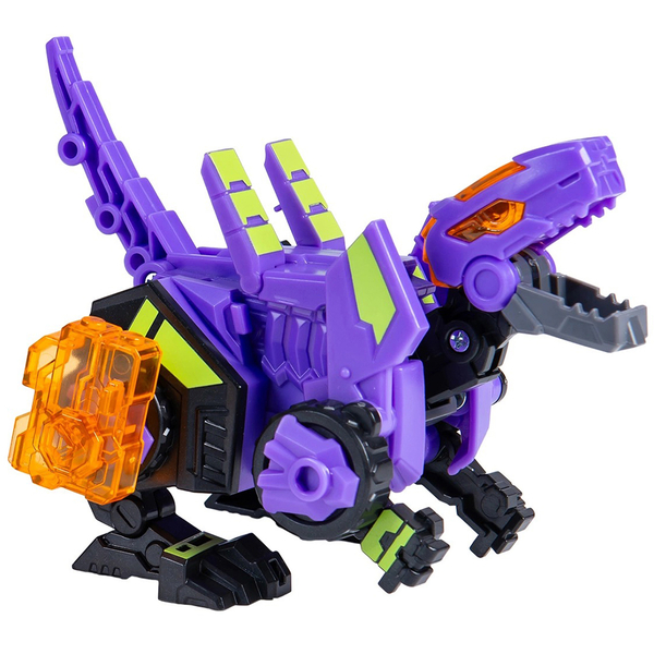 Динозавр-трансформер Dinoster Пурпурний Раптор-бот, бокс для зберігання (EU580840-2) - Pampik - 2