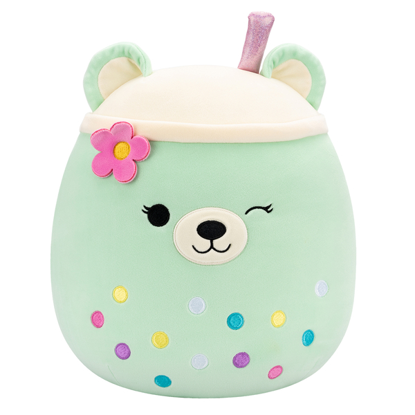 Мягкая игрушка Squishmallows Мятный Медведь, 30 см (SQER01266) - Pampik