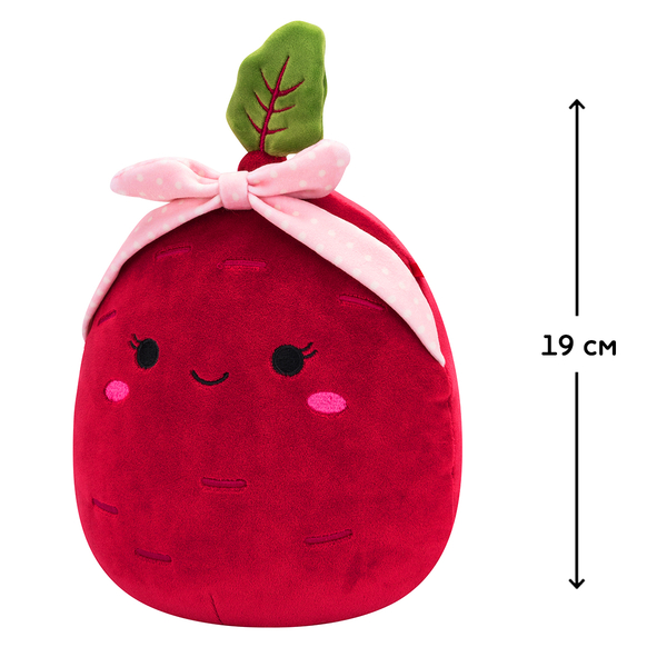 М'яка іграшка Squishmallows Буряк Клавдія, 19 см (SQER01204) - Pampik - 2