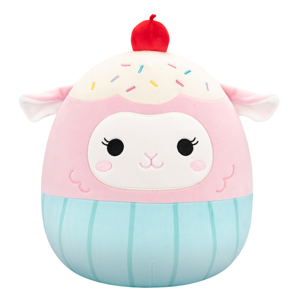 М'яка іграшка Squishmallows Ягня Лала в костюмі, 30 см (SQER01265) - Pampik