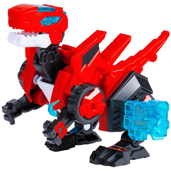 Динозавр-трансформер Dinoster Червоний Раптор-бот, бокс для зберігання (EU580840-1) - Pampik - 3