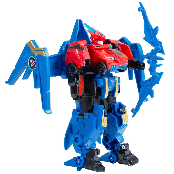 Ігровий набір Dinoster Швидка трансформація, 4 робота, аксесуари (EU580810A) - Pampik