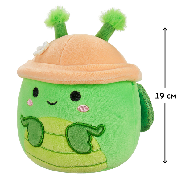 М'яка іграшка Squishmallows Богомол Трентон у капелюсі, 19 см (SQER01217) - Pampik - 2