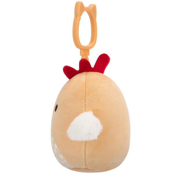 М'яка іграшка на кліпсі Squishmallows Півник Руті, 9 см (SQCP00465) - Pampik - 3