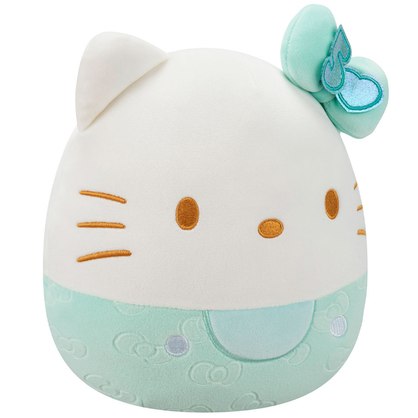 М'яка іграшка Squishmallows Хелоу Кітті у смарагдовому, 20 см (SQSN00498) - Pampik - 2