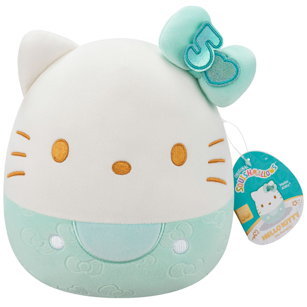 М'яка іграшка Squishmallows Хелоу Кітті у смарагдовому, 20 см (SQSN00498) - Pampik - 7