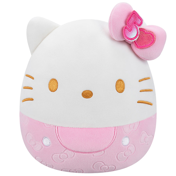 М'яка іграшка Squishmallows Хелоу Кітті у рожевому, 20 см (SQSN00497) - Pampik